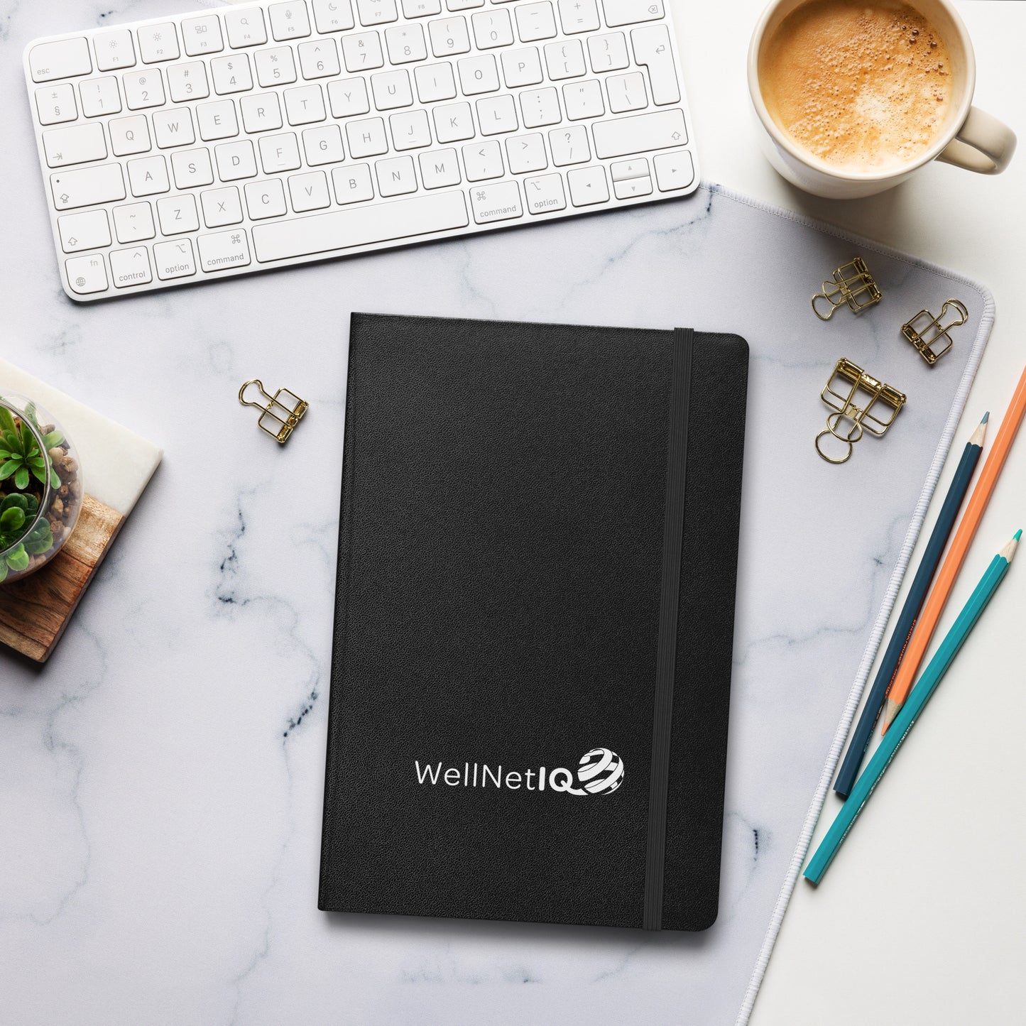 WellNetIQ Hardcover Notizbuch