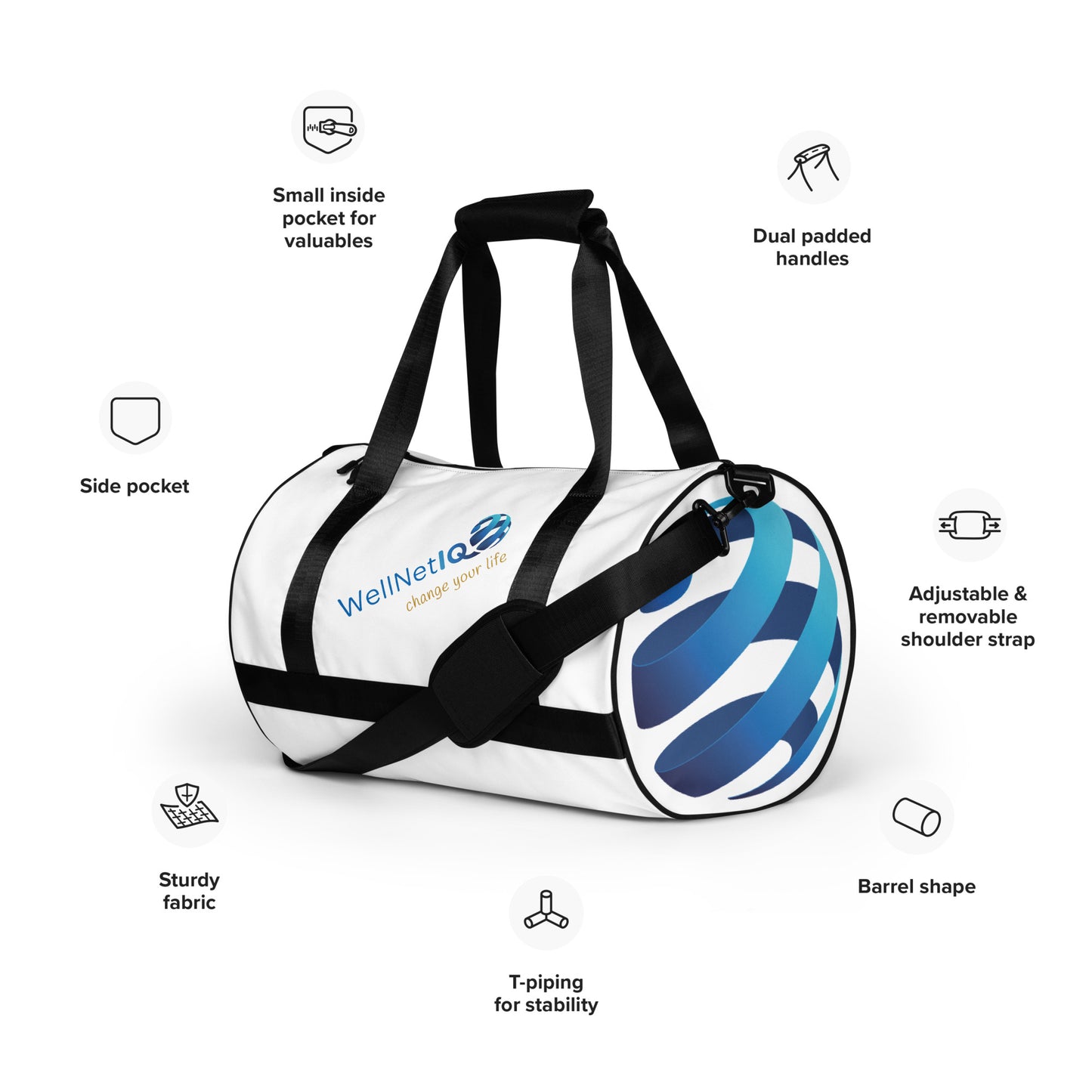 WellNetIQ Fitnesstasche